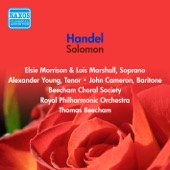 Handel: Solomon (Cameron, Morison - Beecham Choral Society - Royal Philharmonic - Beecham) (1956) artwork