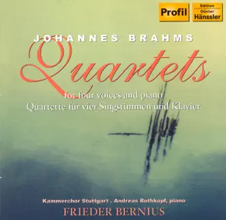 4 Quartets, Op. 92: No. 1. O Schone Nacht by Andreas Rothkopf, Stuttgart Chamber Chorus & Frieder Bernius song reviws