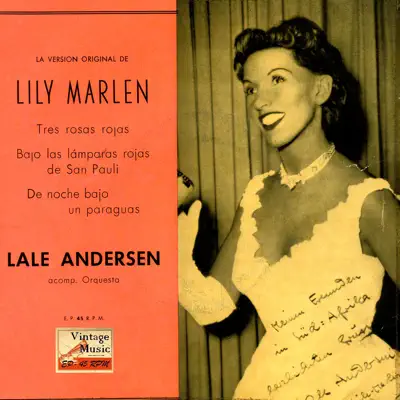 Vintage Vocal Jazz / Swing Nº27 - EPs Collectors "Lily Marlen, The First Recording" - Lale Andersen Vintage Vocal Jazz / Swing Nº27 - EPs Collectors "Lily Marlen, The First Recording" - Lale Andersen