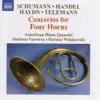 Stream & download Concertos for Four Horns