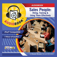 Deaver Brown - Sales People: Hiring, Training, and Using them Effectively (Unabridged) artwork