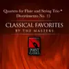 Mozart: Quartets for Flute and String Trio - Divertimento No. 15 album lyrics, reviews, download