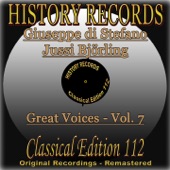 History Records - Classical Edition 112 - Great Voices - Vol. 7 - Giuseppe di Stefano & Jussi Björling (Original Recordings - Remastered) artwork