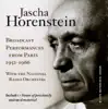 Jascha Horenstein: Broadcast Performances from Paris, 1952-1966 album lyrics, reviews, download
