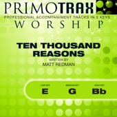 Ten Thousand Reasons - Worship Primotrax - Performance TRacks - EP artwork