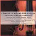 Newman: Complete Works for Violin album cover