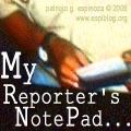 My Reporter's NotePad... cover