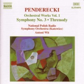 Penderecki: Symphony No. 3 - Threnody artwork