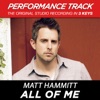 All of Me (Performance Tracks) - EP