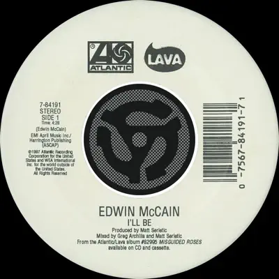 I'll Be - Single - Edwin McCain