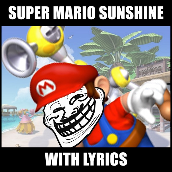 Cover artwork for Super Mario Sunshine With Lyrics