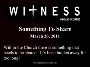 Highland Nazarene - Something To Share