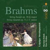 Brahms: String Sextet, Op. 36 in G Major & Op. 51,1 in C Minor - Leipziger Streichquartett, Hartmut Rohde & Peter Bruns