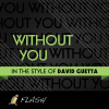 Without You - Originally Performed by David Guetta & Usher (Karaoke / Instrumental) - Flash