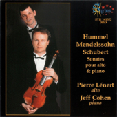 Sonates pour alto et piano - Pierre Lenert & Jeff Cohen