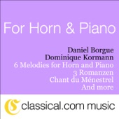 6 Melodies for Horn and Piano - No. 1 artwork
