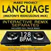 Language (Milton's Ridiculous Remix Tribute with full track remix)[128 BPM Interactive Remix Separates] - EP album lyrics, reviews, download