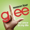 For Once In My Life (Glee Cast Version) - Single artwork