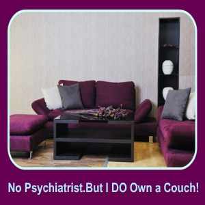 No Psychiatrist.But I Do Own a Couch! cover