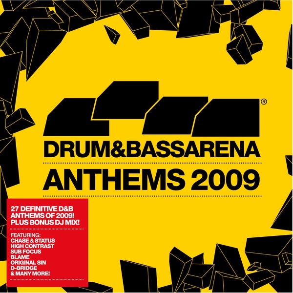 Danny Byrd Drum & Bass Arena Anthems 2009 Album Cover