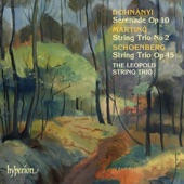 Dohnányi, Schoenberg & Martinů: String Trios artwork