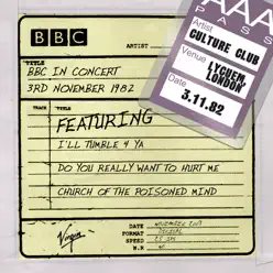 BBC In Concert: Culture Club (3rd November 1982) - Culture Club