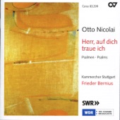 Otto Nicolai: Herr, Auf Dich Traue Ich artwork