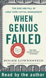 Roger Lowenstein - When Genius Failed: The Rise and Fall of Long-Term Capital Management (Unabridged) [Unabridged Nonfiction] artwork