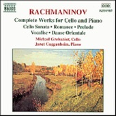Rachmaninoff: Complete Works for Cello and Piano artwork