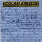 Bach: The Well Tempered Clavier, Book I: 24 Preludes & Fugues artwork