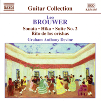 Graham Anthony Devine - Brouwer: Guitar Music Volume 3 artwork