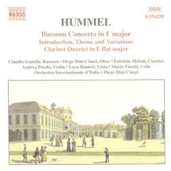 J.N. Hummel - Introduction, Theme And Variations In F Major, Op. 102, For Oboe And Orchestra: Theme And Variations: Allegretto
