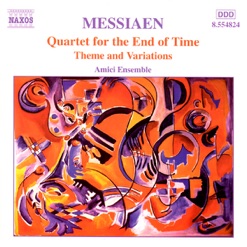 MESSIAEN/QUARTET FOR THE END OF TIME cover art