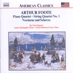 Arthur Foote - Nocturne And Scherzo For Flute And String Quartet (1918): Nocturne ('A Night Piece'): Andantino Languido