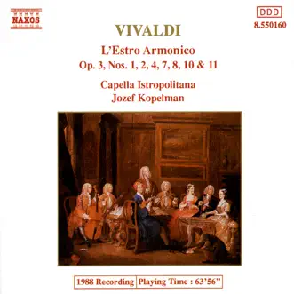 Vivaldi: L'Estro Armonico by Capella Istropolitana & Jozef Kopelman album reviews, ratings, credits