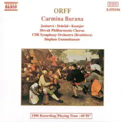 Orff: Carmina Burana by CSR Symphony Orchestra, Slovak Philharmonic Chorus & Stephen Gunzenhauser album reviews, ratings, credits