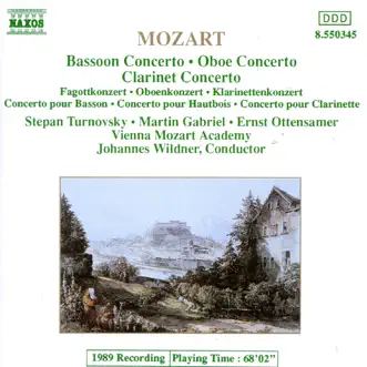 Mozart: Bassoon Concerto, Oboe Concerto, Clarinet Concerto by Ernst Ottensamer, Johannes Wildner, Martin Gabriel, Stepan Turnovksy & Vienna Mozart Academy album reviews, ratings, credits