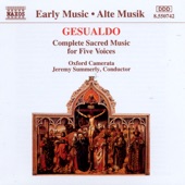 Gesualdo: Complete Sacred Music For Five Voices artwork