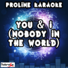 You & I (Nobody in the World) [Karaoke Version] [Originally Performed By John Legend] - ProLine Karaoke