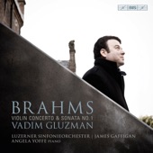 Brahms: Violin Concerto in D Major, Op. 77 & Violin Sonata No. 1 in G Major, Op. 78 "Regen" artwork