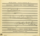 Glass: Violin Concerto No. 1 - Bernstein: Serenade after Plato’s Symposium artwork