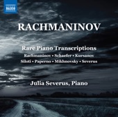 Rachmaninoff: Rare Piano Transcriptions artwork