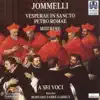 Niccolo Jommelli: Vesperare in sancto petro Romae album lyrics, reviews, download