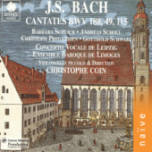 J. S. Bach: Cantates BWV 180, 49 & 115 - Christoph Prégardien, Barbara Schlick, Andreas Scholl, Christophe Coin & Ensemble Baroque de Limoges