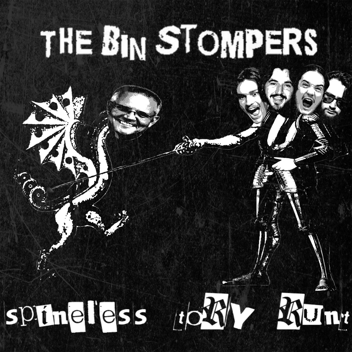 The Bin Stompers - Spineless Tory Runt - EP