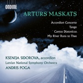 Arturs Maskats: Accordion Concerto, Tango, Cantus diatonicus & My River Runs to Thee artwork