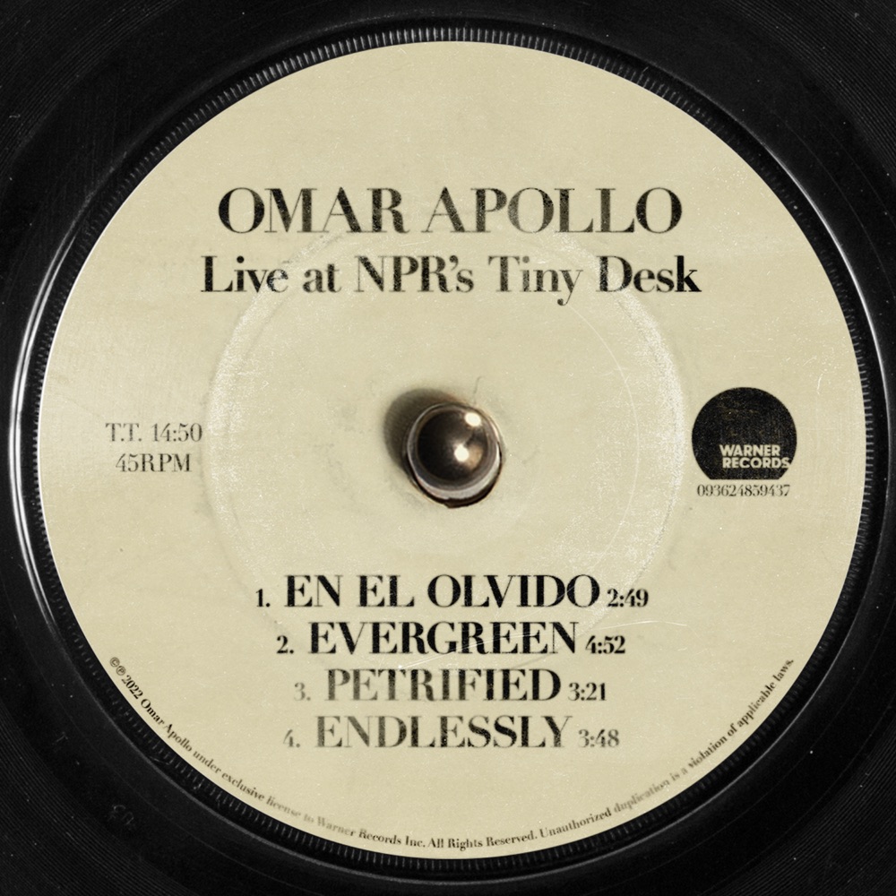 Live at NPR's Tiny Desk by Omar Apollo