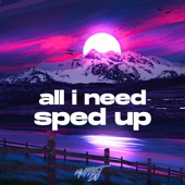 All I Need Sped Up (Remix) artwork