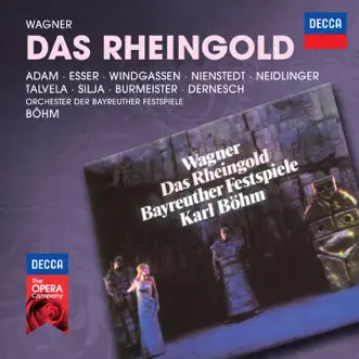 Wagner: Das Rheingold by Theo Adam, Wolfgang Windgassen, Gustav Neidlinger, Martti Talvela, Annelies Burmeister, Hermin Esser, Gerd Nienstedt, Anja Silja, Helga Dernesch, Bayreuth Festival Orchestra & Karl Böhm album reviews, ratings, credits