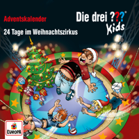 Die drei ??? Kids - Adventskalender: 24 Tage im Weihnachtszirkus artwork